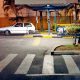 Vídeo mostra morador de rua esfaqueando outro no estacionamento de supermercado em Cruzeiro