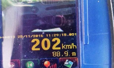 Polícia Rodoviária Federal flagra carro em 202 km/h em Cachoeira Paulista