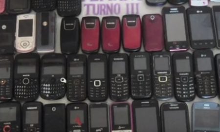 52 celulares são apreendidos próximo à penitenciária de Tremembé