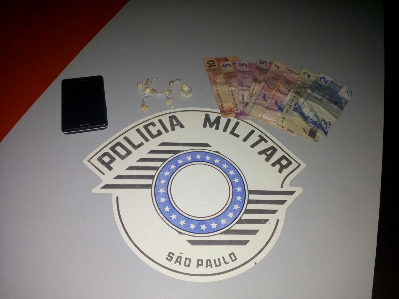 Polícia militar de Cruzeiro prende traficante com 11 pedras de crack
