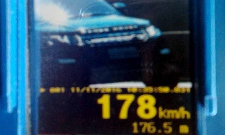 Carro é flagrado a 178 km/h em Operação da PRF em Cachoeira Paulista