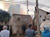 Casa pega fogo em Cunha neste sábado (05/11)