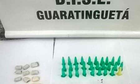Homem de 31 anos é preso em Guaratinguetá por tráfico de drogas