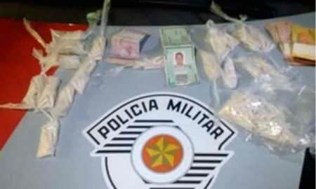 Homem de 39 anos é preso após ser flagrado com 350 pinos de cocaína