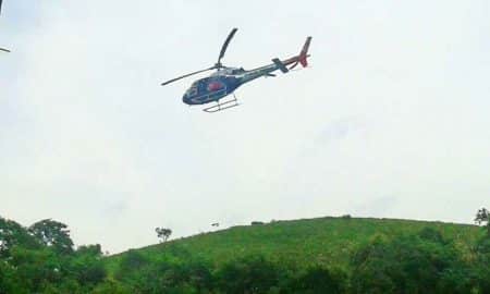 Homem foge da Polícia em matagal de Silveiras; Águia colabora nas buscas