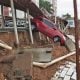 Muro cede durante tempestade e carros caíram em estacionamento em São José dos Campos