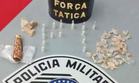 Força Tática de Cruzeiro apreende menor de 17 anos na Vila loyelo: 49 pedras de crack e 15 pinos de cocaína