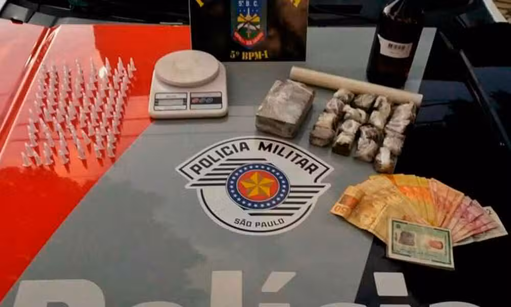 Homem de 32 anos é preso em Taubaté por tráfico de drogas