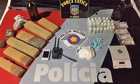 Polícia Militar apreende cerca de 4,5 quilos de droga em casa de adolescente de 16 anos em Taubaté