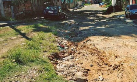 Rua próxima ao novo Senai está sem pavimentação há anos em Cruzeiro