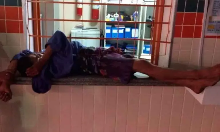 Adolescente dorme entalado em grade ao tentar furtar escola em Taubaté