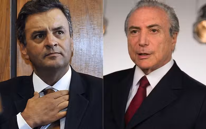 Temer e Aécio serão investigados por três crimes no Supremo
