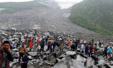 Deslizamentos deixam pelo menos 120 desaparecidos na China
