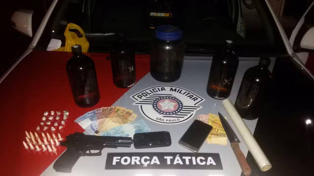 Dois são presos em Aparecida por tráfico de drogas