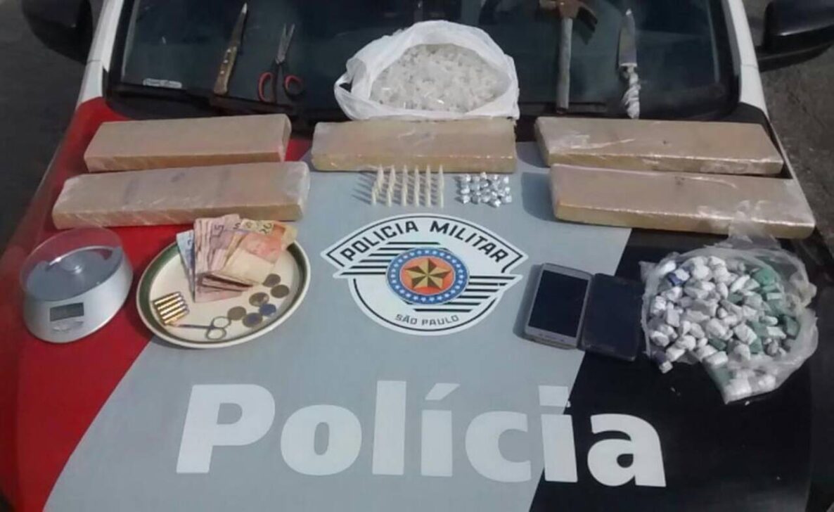 Dois menores, 15 e 16 anos, são apreendidos com seis quilos de maconha em Guará