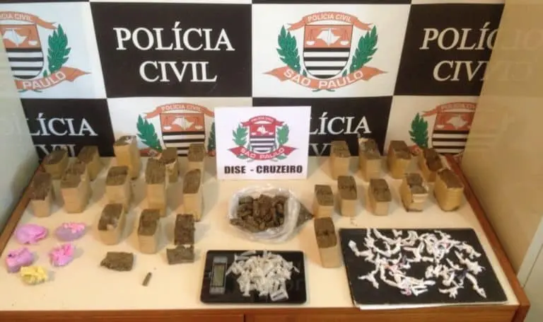 DISE de Cruzeiro prende traficante de 22 anos em flagrante com cerca de 4kg de maconha