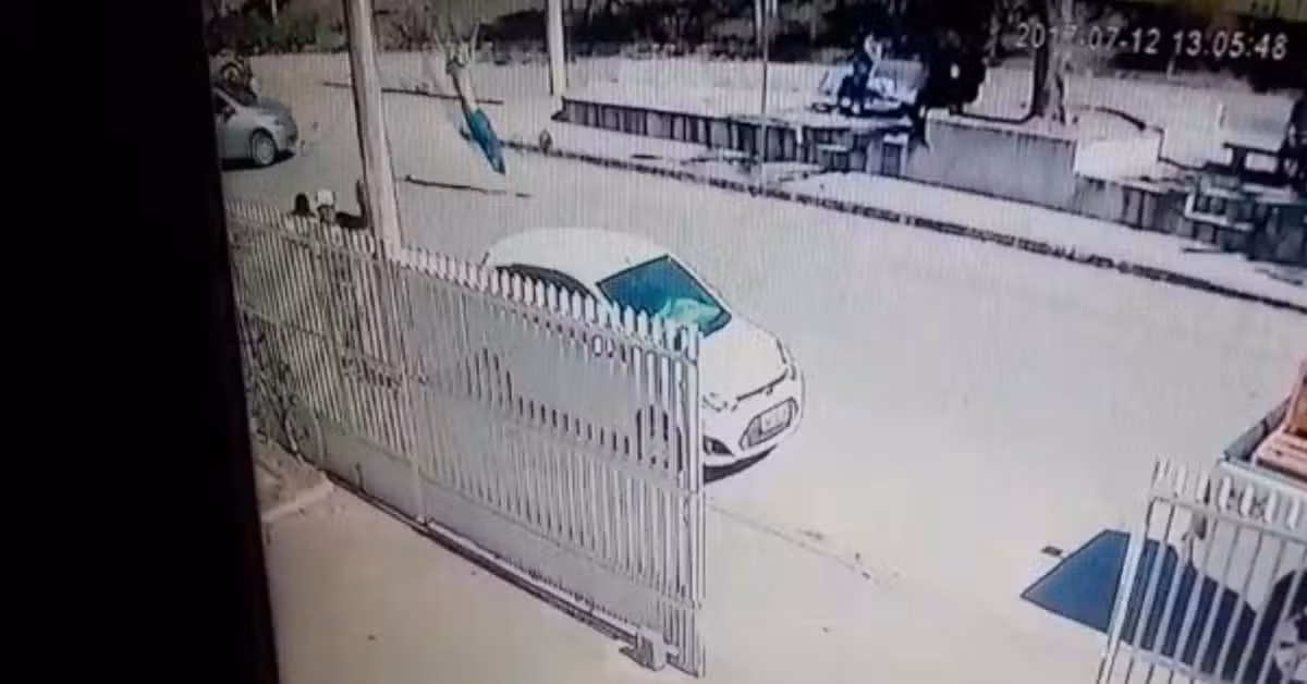 Assista ao vídeo impressionante de um atropelamento em Passa Quatro, Sul de Minas
