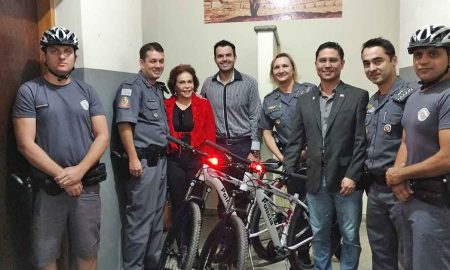 Entre autoridades, Polícia Militar de Cruzeiro inaugura o policiamento de bicicleta