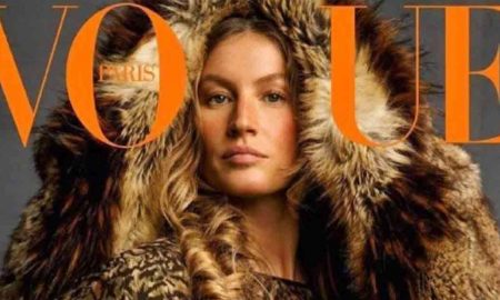 Gisele Bündchen é capa da Vogue Paris dedicada à proteção animal