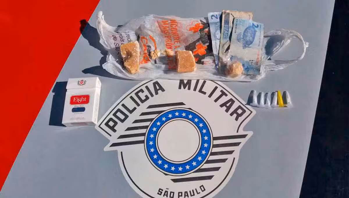 Polícia Militar de Cruzeiro apreende traficante de 16 anos em flagrante