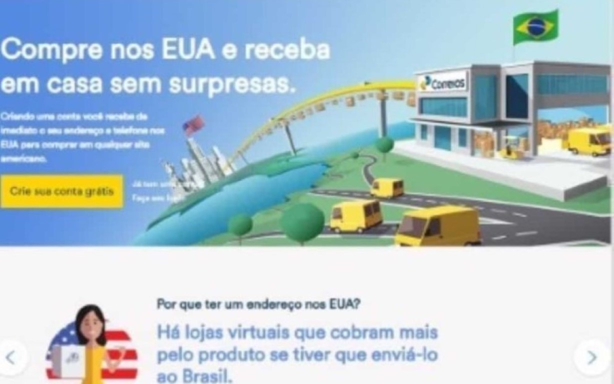 Correios lançam ferramenta que traz produtos importados dos EUA para o Brasil