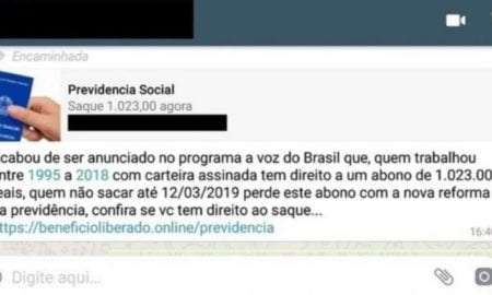 Golpe promete saque de abono de R$ 1.023 antes da reforma da Previdência; saiba como evitar