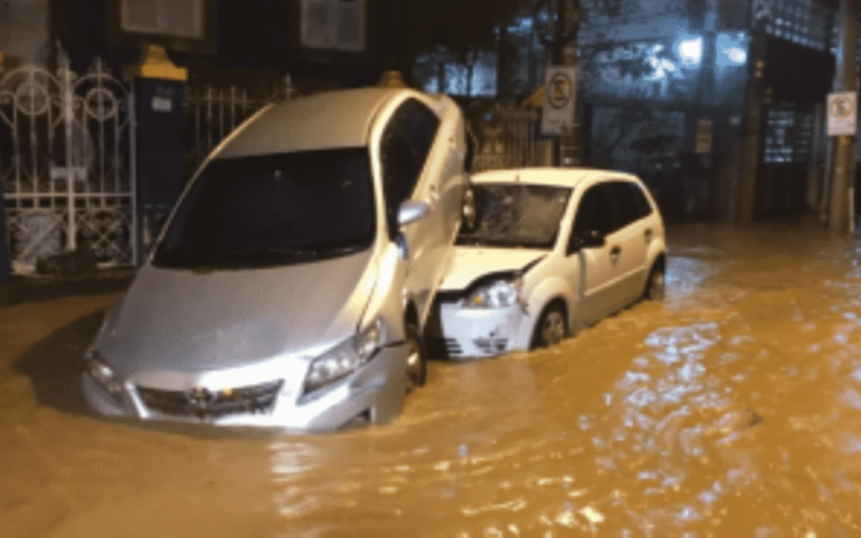 Chega a 11 o número de mortos pelas fortes chuvas na Baixada Santista