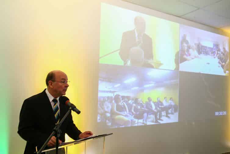 Ministro Luiz Eduardo Ramos lança nova identidade visual da EBC