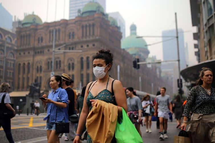 Incêndios florestais atingem a Austrália e elevam poluição urbana