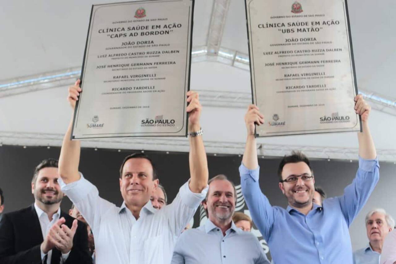 Governo de SP anuncia investimentos e entrega clínicas em Sumaré