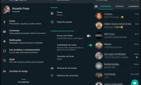 WhatsApp já libera o Modo escuro