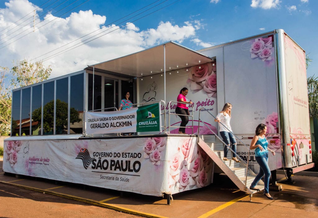 Carretas do ‘Mulheres de Peito’ atendem em oito municípios a partir desta segunda (17)