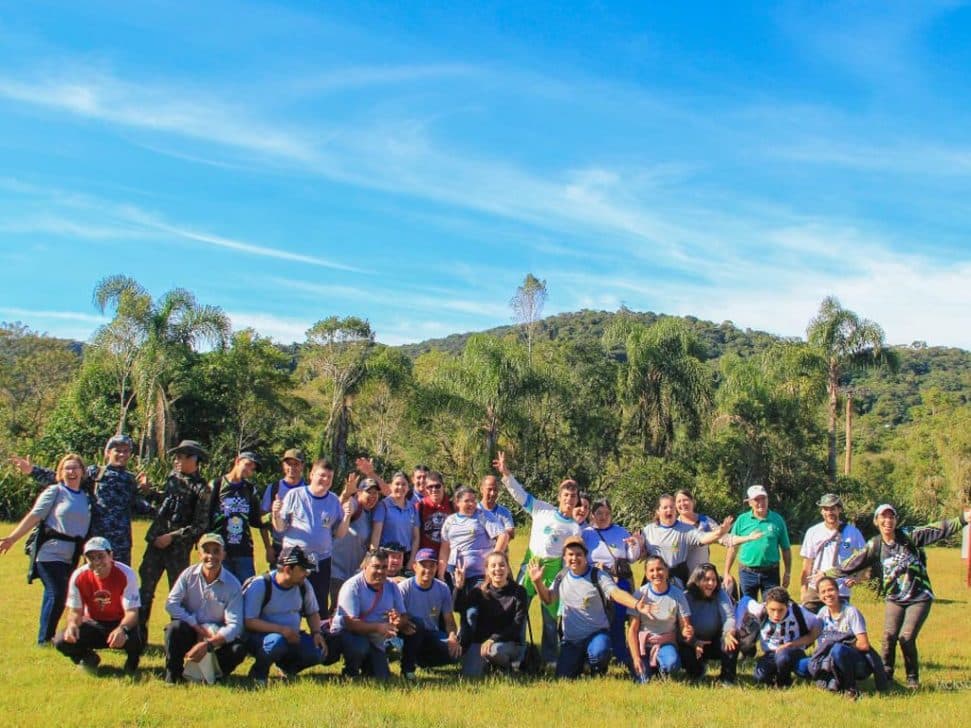 Parque Estadual Carlos Botelho recebe visita de alunos da APAE de São Miguel Arcanjo