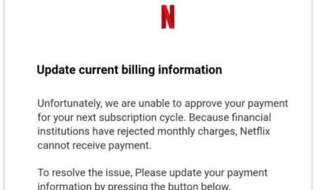 Golpe da Netflix no cancelamento