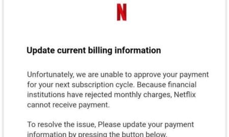 Netflix é alvo de golpe no cartão de crédito