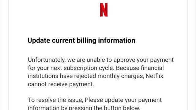 Golpe da Netflix no cancelamento da assinatura