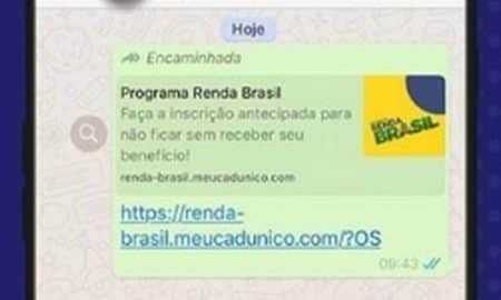 WhatsApp já enfrenta o golpe do Renda Brasil