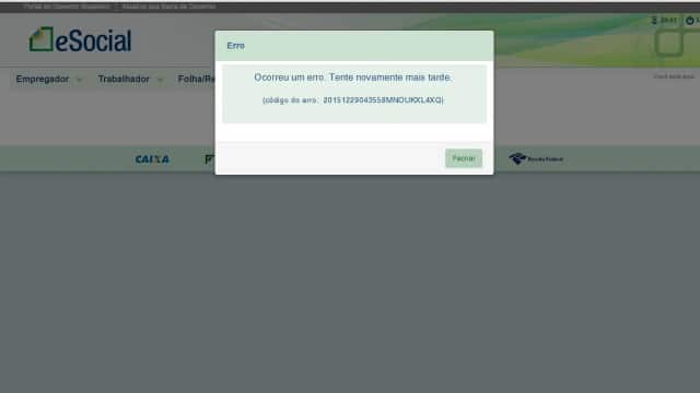  eSocial com liberação no portal a partir de 12 de dezembro para o patrão