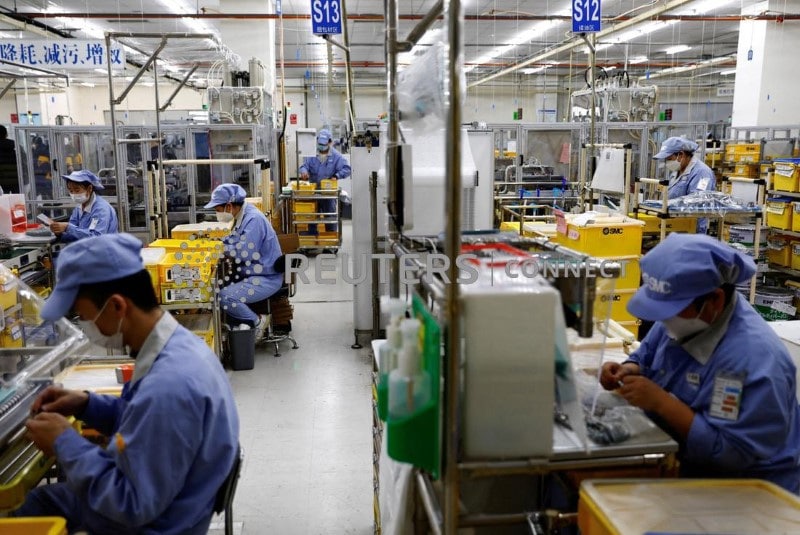 Atividade industrial da China vacila em março e pesa sobre perspectiva para o PIB