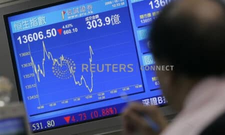 Ações da China caem com perdas de empresas relacionadas a chatbots