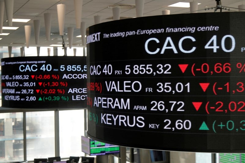 Ações de bancos impulsionam índice STOXX 600 a pico em mais de um ano