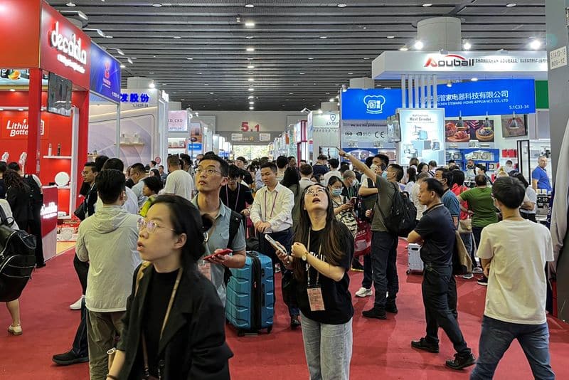 Na maior feira de comércio da China, exportadores se preocupam com economia mundial