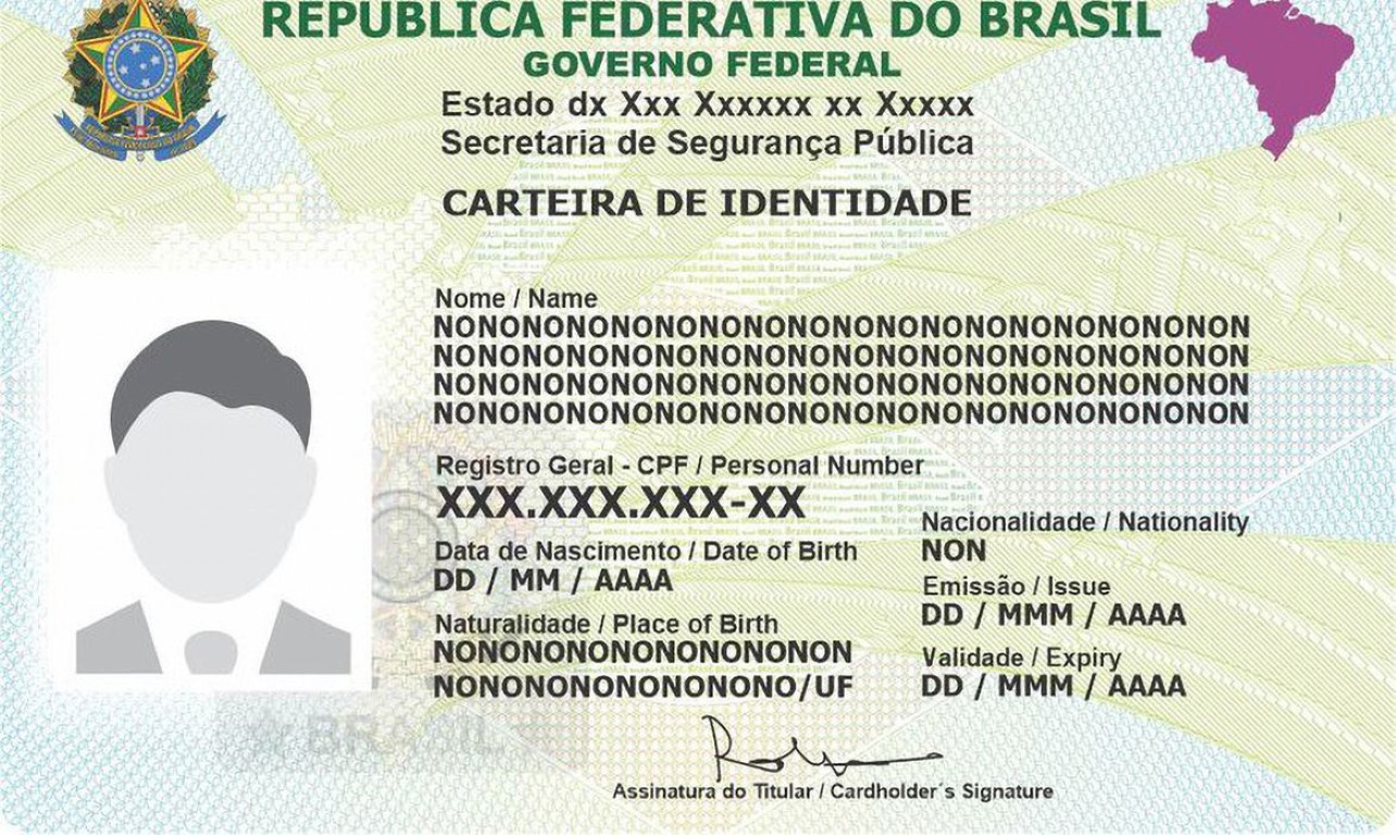 RG identidade documentos