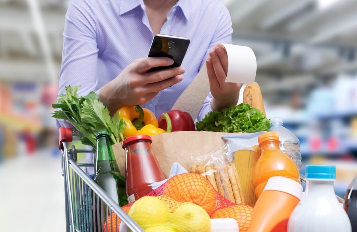 alimentação compras mercado