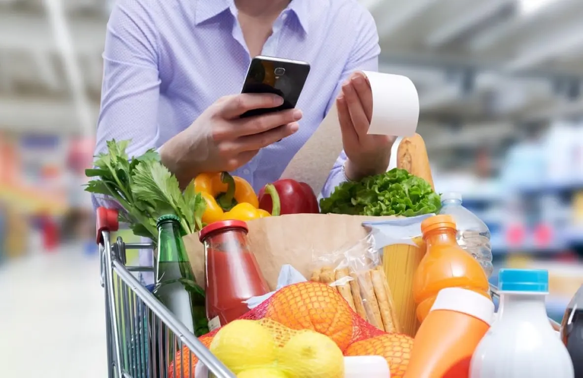 alimentação compras mercado