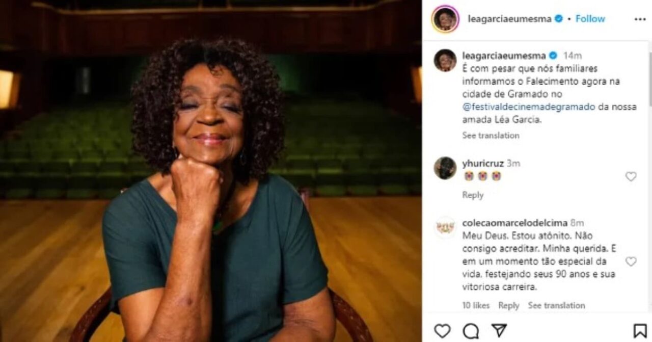 Morre aos 90 anos a atriz Léa Garcia