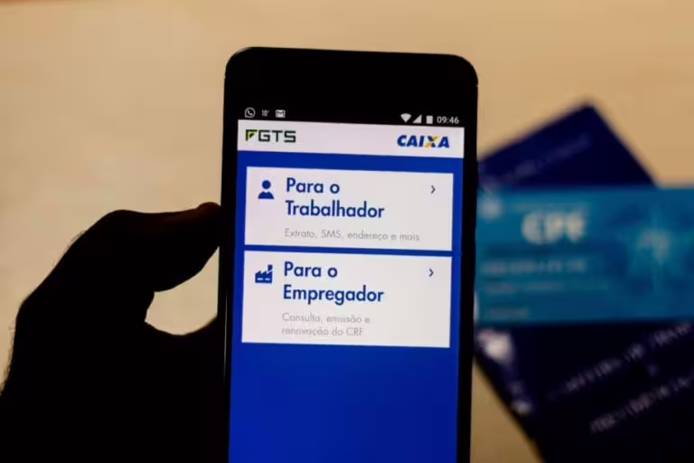 FGTS app Celular