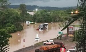 Fotos das enchentes em Santa Catarina: duas mortes até o momento