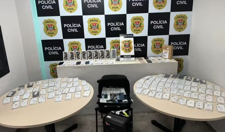 Polícia prende líderes de esquema internacional de celulares roubados em São Paulo