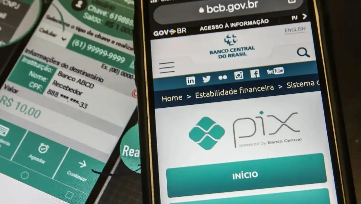 pix pagamento conta transferencia
